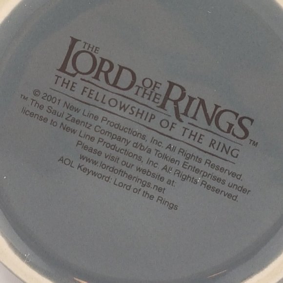 Vintage 2001 Lord of the Rings Fellowship of the Ring Mug Teacup Stein Tolkien - Picture 15 of 16